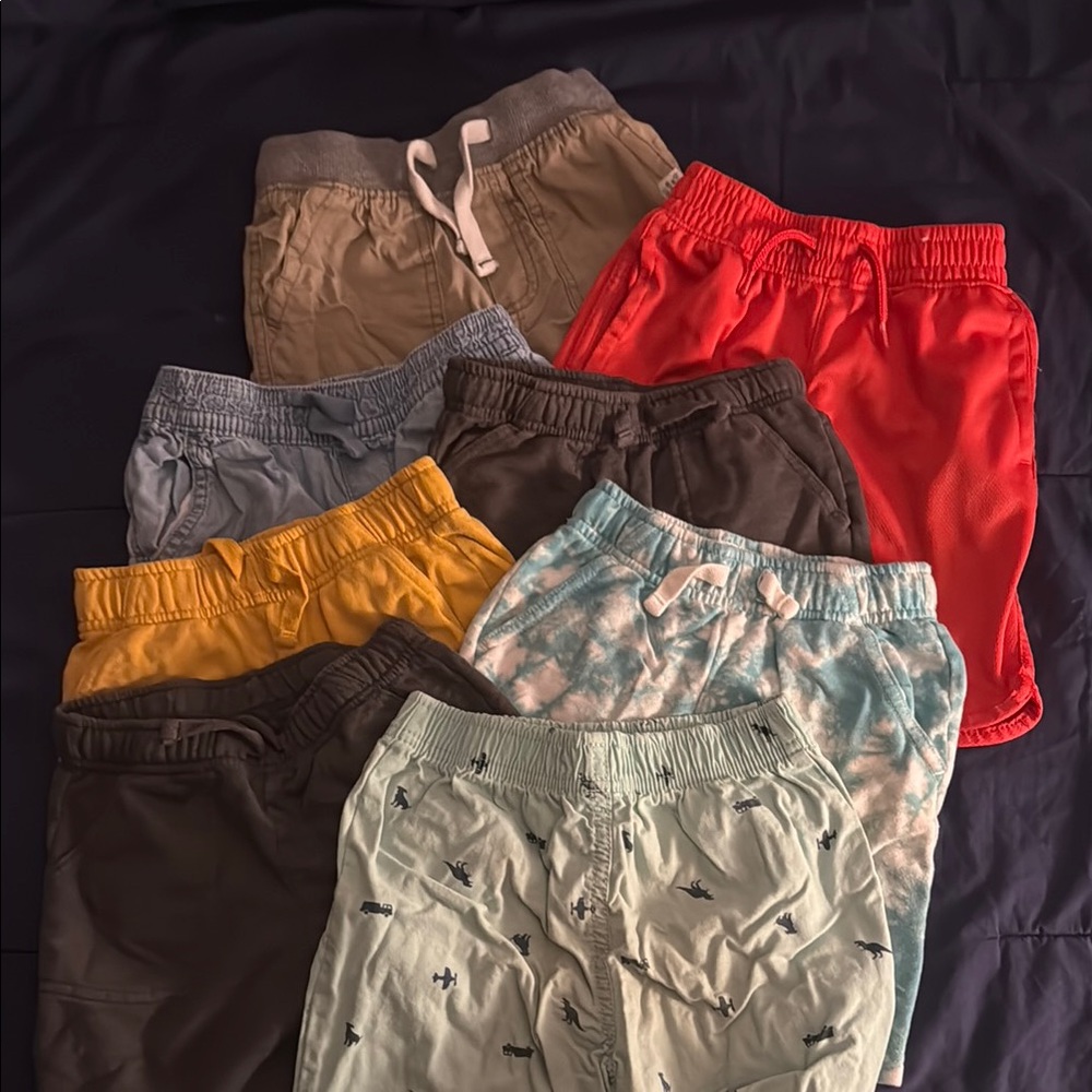Lot of 8 size 5T boys shorts